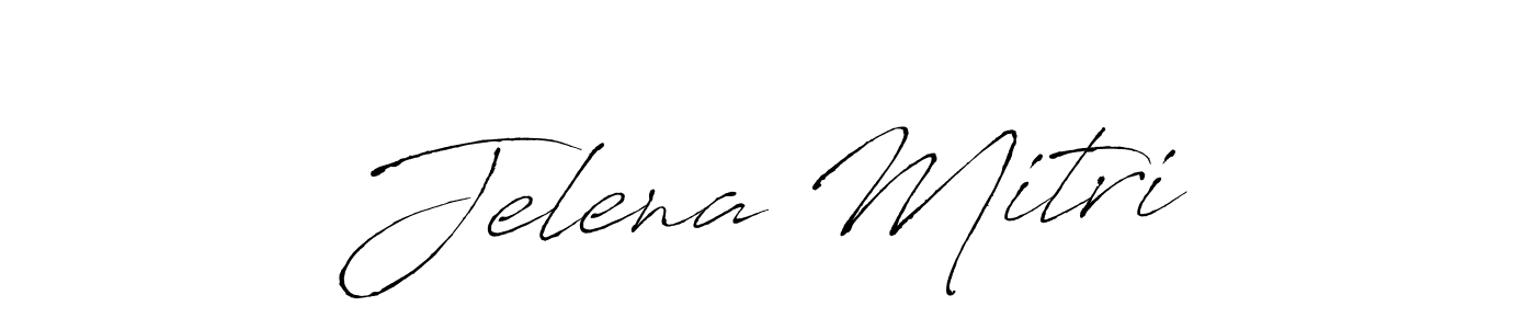 Antro_Vectra is a professional signature style that is perfect for those who want to add a touch of class to their signature. It is also a great choice for those who want to make their signature more unique. Get Jelena Mitrić name to fancy signature for free. Jelena Mitrić signature style 6 images and pictures png