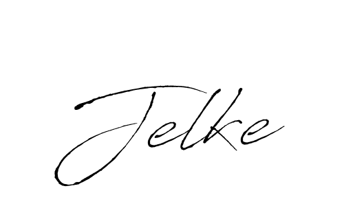 How to make Jelke signature? Antro_Vectra is a professional autograph style. Create handwritten signature for Jelke name. Jelke signature style 6 images and pictures png