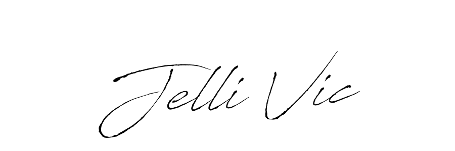 Antro_Vectra is a professional signature style that is perfect for those who want to add a touch of class to their signature. It is also a great choice for those who want to make their signature more unique. Get Jelli Vic name to fancy signature for free. Jelli Vic signature style 6 images and pictures png