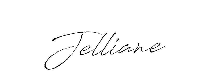 Jelliane stylish signature style. Best Handwritten Sign (Antro_Vectra) for my name. Handwritten Signature Collection Ideas for my name Jelliane. Jelliane signature style 6 images and pictures png