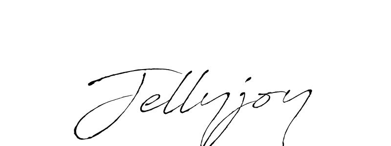 Use a signature maker to create a handwritten signature online. With this signature software, you can design (Antro_Vectra) your own signature for name Jellyjoy. Jellyjoy signature style 6 images and pictures png