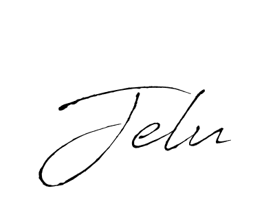 if you are searching for the best signature style for your name Jelu. so please give up your signature search. here we have designed multiple signature styles  using Antro_Vectra. Jelu signature style 6 images and pictures png