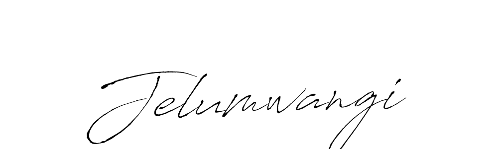 if you are searching for the best signature style for your name Jelumwangi. so please give up your signature search. here we have designed multiple signature styles  using Antro_Vectra. Jelumwangi signature style 6 images and pictures png