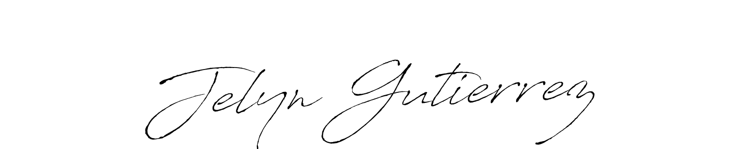Make a beautiful signature design for name Jelyn Gutierrez. Use this online signature maker to create a handwritten signature for free. Jelyn Gutierrez signature style 6 images and pictures png