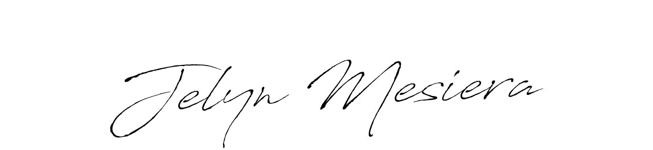Antro_Vectra is a professional signature style that is perfect for those who want to add a touch of class to their signature. It is also a great choice for those who want to make their signature more unique. Get Jelyn Mesiera name to fancy signature for free. Jelyn Mesiera signature style 6 images and pictures png