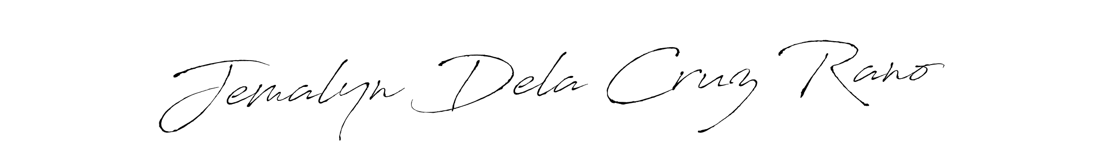 You should practise on your own different ways (Antro_Vectra) to write your name (Jemalyn Dela Cruz Rano) in signature. don't let someone else do it for you. Jemalyn Dela Cruz Rano signature style 6 images and pictures png