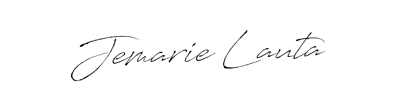 Also we have Jemarie Lauta name is the best signature style. Create professional handwritten signature collection using Antro_Vectra autograph style. Jemarie Lauta signature style 6 images and pictures png