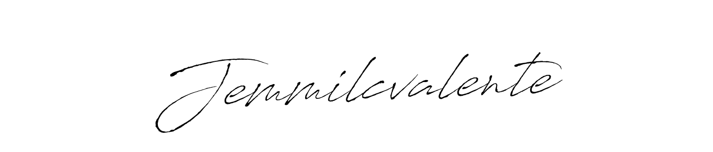 How to make Jemmilcvalente signature? Antro_Vectra is a professional autograph style. Create handwritten signature for Jemmilcvalente name. Jemmilcvalente signature style 6 images and pictures png