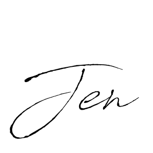 Similarly Antro_Vectra is the best handwritten signature design. Signature creator online .You can use it as an online autograph creator for name Jen. Jen signature style 6 images and pictures png