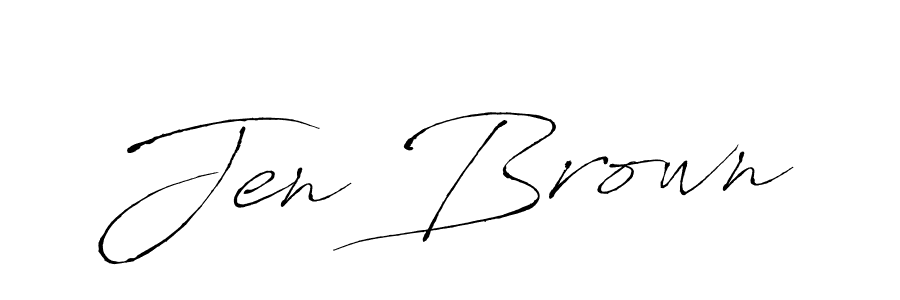 Once you've used our free online signature maker to create your best signature Antro_Vectra style, it's time to enjoy all of the benefits that Jen Brown name signing documents. Jen Brown signature style 6 images and pictures png