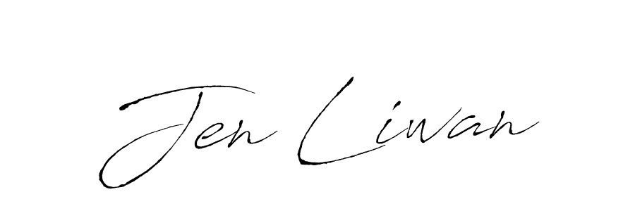 Here are the top 10 professional signature styles for the name Jen Liwan. These are the best autograph styles you can use for your name. Jen Liwan signature style 6 images and pictures png