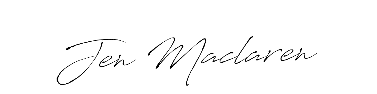 Create a beautiful signature design for name Jen Maclaren. With this signature (Antro_Vectra) fonts, you can make a handwritten signature for free. Jen Maclaren signature style 6 images and pictures png