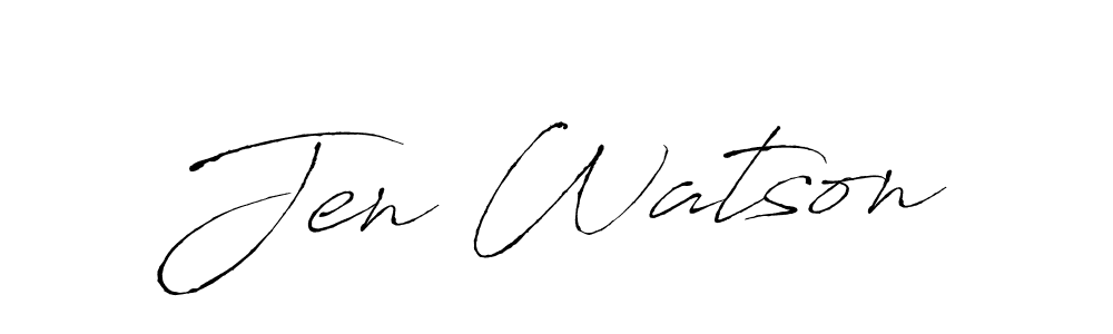 Make a short Jen Watson signature style. Manage your documents anywhere anytime using Antro_Vectra. Create and add eSignatures, submit forms, share and send files easily. Jen Watson signature style 6 images and pictures png