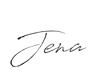 How to make Jena signature? Antro_Vectra is a professional autograph style. Create handwritten signature for Jena name. Jena signature style 6 images and pictures png