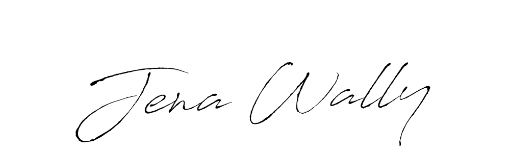Antro_Vectra is a professional signature style that is perfect for those who want to add a touch of class to their signature. It is also a great choice for those who want to make their signature more unique. Get Jena Wally name to fancy signature for free. Jena Wally signature style 6 images and pictures png