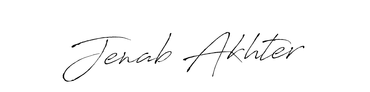 It looks lik you need a new signature style for name Jenab Akhter. Design unique handwritten (Antro_Vectra) signature with our free signature maker in just a few clicks. Jenab Akhter signature style 6 images and pictures png