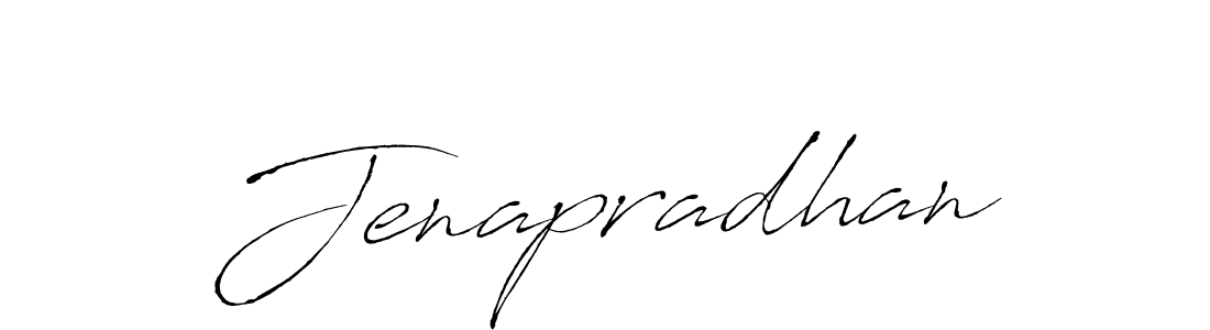 Jenapradhan stylish signature style. Best Handwritten Sign (Antro_Vectra) for my name. Handwritten Signature Collection Ideas for my name Jenapradhan. Jenapradhan signature style 6 images and pictures png