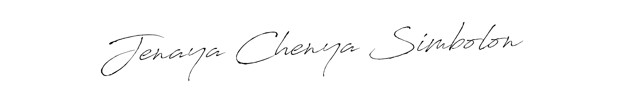 How to make Jenaya Chenya Simbolon signature? Antro_Vectra is a professional autograph style. Create handwritten signature for Jenaya Chenya Simbolon name. Jenaya Chenya Simbolon signature style 6 images and pictures png
