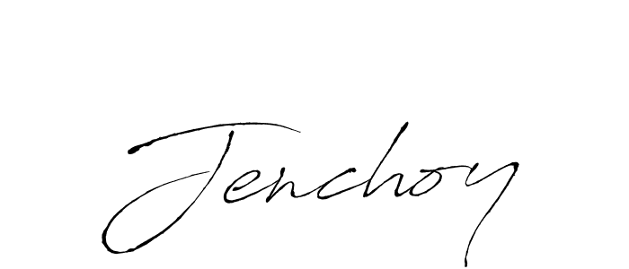 The best way (Antro_Vectra) to make a short signature is to pick only two or three words in your name. The name Jenchoy include a total of six letters. For converting this name. Jenchoy signature style 6 images and pictures png