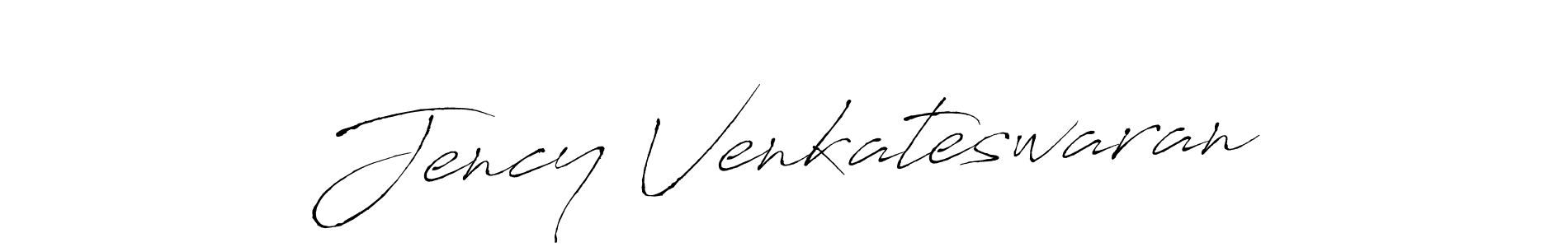 Use a signature maker to create a handwritten signature online. With this signature software, you can design (Antro_Vectra) your own signature for name Jency Venkateswaran. Jency Venkateswaran signature style 6 images and pictures png