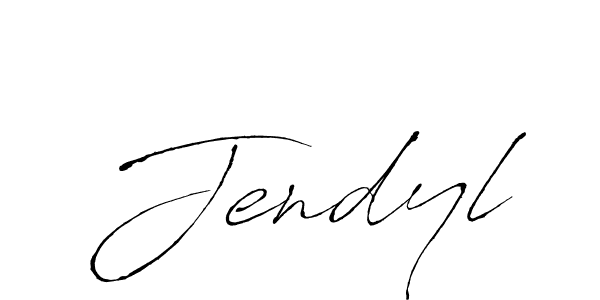 Design your own signature with our free online signature maker. With this signature software, you can create a handwritten (Antro_Vectra) signature for name Jendyl. Jendyl signature style 6 images and pictures png