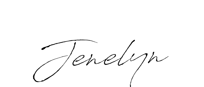 Design your own signature with our free online signature maker. With this signature software, you can create a handwritten (Antro_Vectra) signature for name Jenelyn. Jenelyn signature style 6 images and pictures png