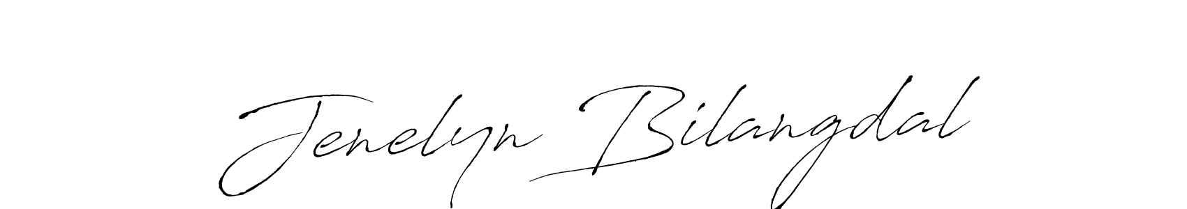 How to make Jenelyn Bilangdal signature? Antro_Vectra is a professional autograph style. Create handwritten signature for Jenelyn Bilangdal name. Jenelyn Bilangdal signature style 6 images and pictures png