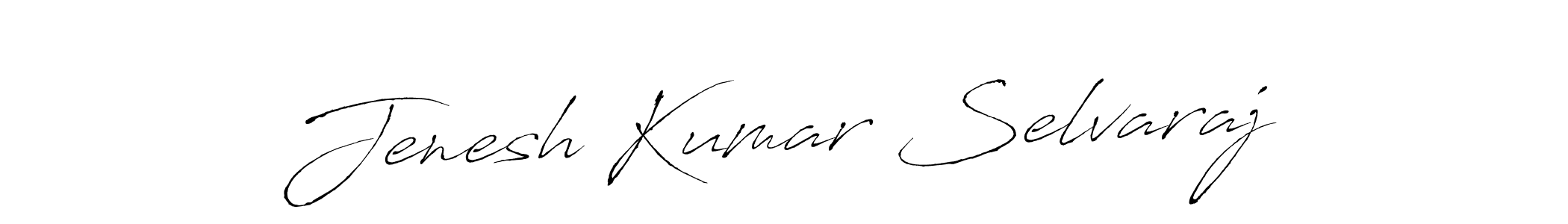 Also we have Jenesh Kumar Selvaraj name is the best signature style. Create professional handwritten signature collection using Antro_Vectra autograph style. Jenesh Kumar Selvaraj signature style 6 images and pictures png