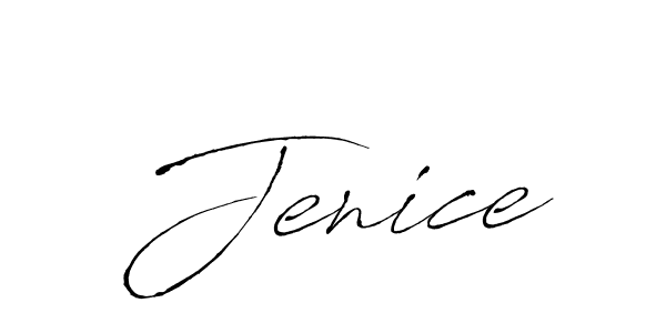 You should practise on your own different ways (Antro_Vectra) to write your name (Jenice) in signature. don't let someone else do it for you. Jenice signature style 6 images and pictures png