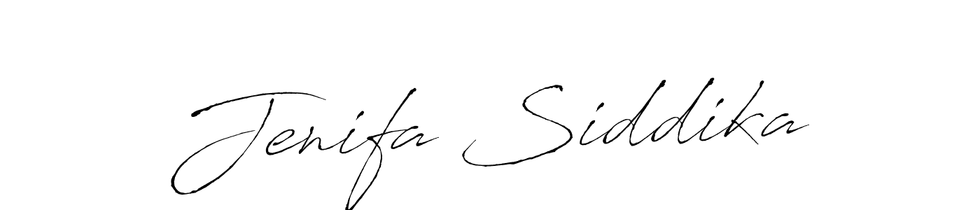 Also You can easily find your signature by using the search form. We will create Jenifa Siddika name handwritten signature images for you free of cost using Antro_Vectra sign style. Jenifa Siddika signature style 6 images and pictures png