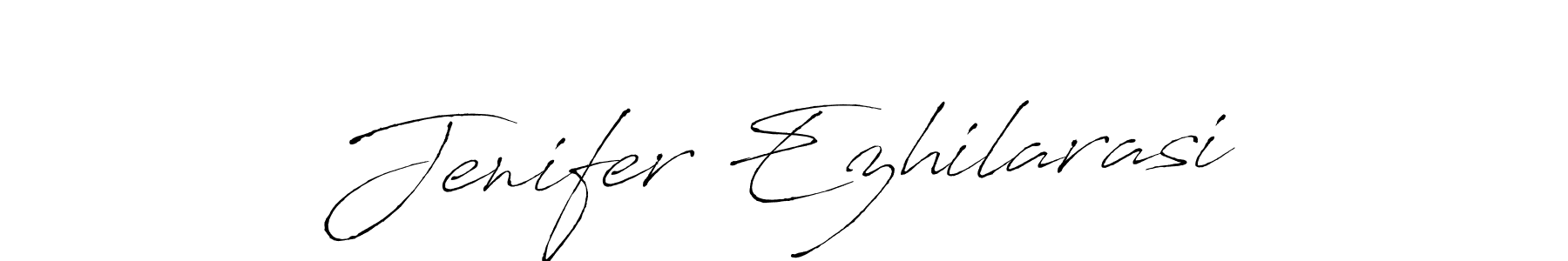 You should practise on your own different ways (Antro_Vectra) to write your name (Jenifer Ezhilarasi) in signature. don't let someone else do it for you. Jenifer Ezhilarasi signature style 6 images and pictures png