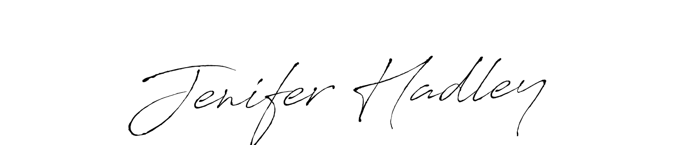Also You can easily find your signature by using the search form. We will create Jenifer Hadley name handwritten signature images for you free of cost using Antro_Vectra sign style. Jenifer Hadley signature style 6 images and pictures png