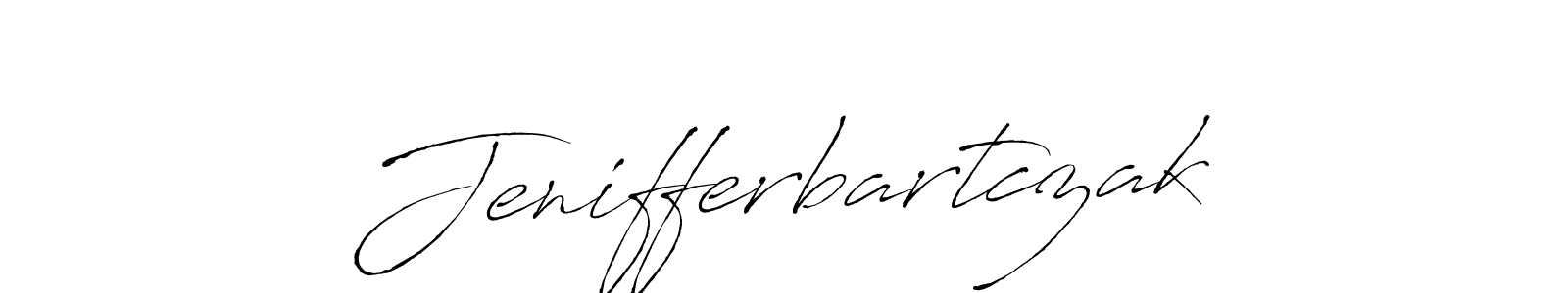 Jenifferbartczak stylish signature style. Best Handwritten Sign (Antro_Vectra) for my name. Handwritten Signature Collection Ideas for my name Jenifferbartczak. Jenifferbartczak signature style 6 images and pictures png
