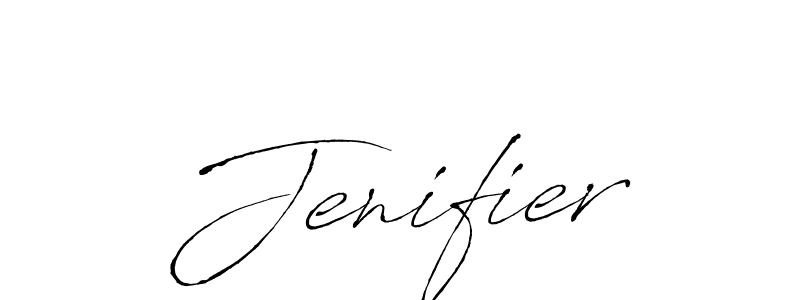 Similarly Antro_Vectra is the best handwritten signature design. Signature creator online .You can use it as an online autograph creator for name Jenifier. Jenifier signature style 6 images and pictures png