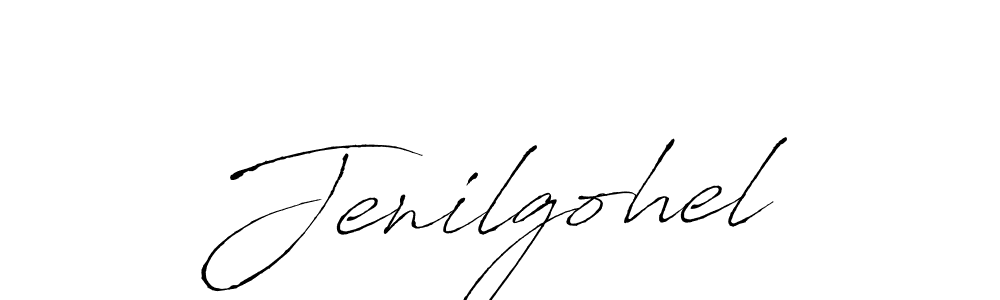 Design your own signature with our free online signature maker. With this signature software, you can create a handwritten (Antro_Vectra) signature for name Jenilgohel. Jenilgohel signature style 6 images and pictures png