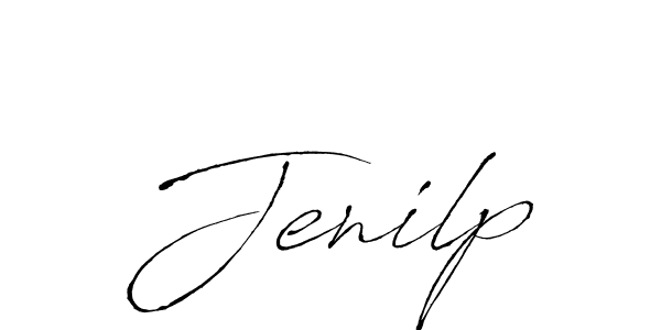 Create a beautiful signature design for name Jenilp. With this signature (Antro_Vectra) fonts, you can make a handwritten signature for free. Jenilp signature style 6 images and pictures png