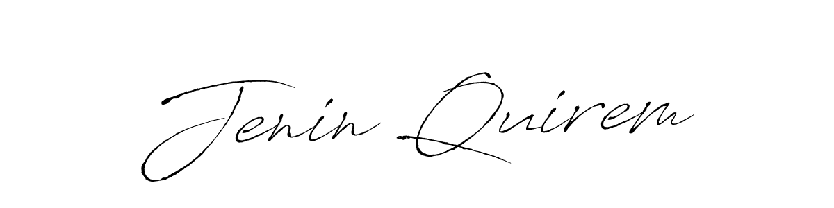 Once you've used our free online signature maker to create your best signature Antro_Vectra style, it's time to enjoy all of the benefits that Jenin Quirem name signing documents. Jenin Quirem signature style 6 images and pictures png