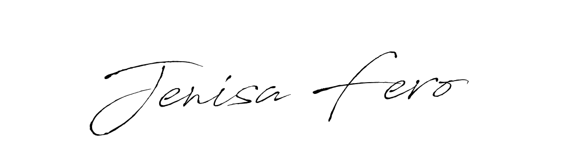 Make a beautiful signature design for name Jenisa Fero. Use this online signature maker to create a handwritten signature for free. Jenisa Fero signature style 6 images and pictures png