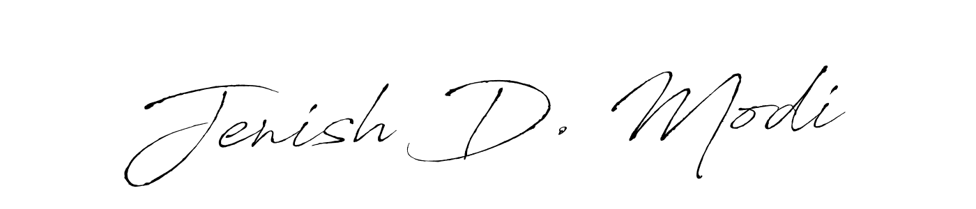 Once you've used our free online signature maker to create your best signature Antro_Vectra style, it's time to enjoy all of the benefits that Jenish D. Modi name signing documents. Jenish D. Modi signature style 6 images and pictures png