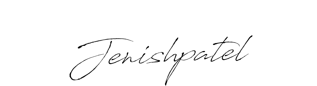 Design your own signature with our free online signature maker. With this signature software, you can create a handwritten (Antro_Vectra) signature for name Jenishpatel. Jenishpatel signature style 6 images and pictures png