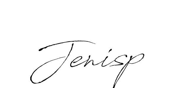 The best way (Antro_Vectra) to make a short signature is to pick only two or three words in your name. The name Jenisp include a total of six letters. For converting this name. Jenisp signature style 6 images and pictures png