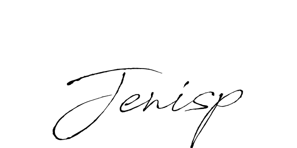 The best way (Antro_Vectra) to make a short signature is to pick only two or three words in your name. The name Jenisp include a total of six letters. For converting this name. Jenisp signature style 6 images and pictures png