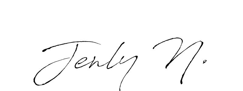 Use a signature maker to create a handwritten signature online. With this signature software, you can design (Antro_Vectra) your own signature for name Jenly N.. Jenly N. signature style 6 images and pictures png