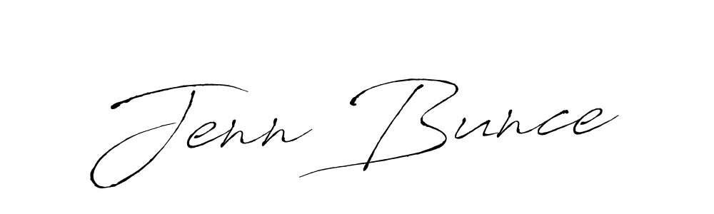 Also You can easily find your signature by using the search form. We will create Jenn Bunce name handwritten signature images for you free of cost using Antro_Vectra sign style. Jenn Bunce signature style 6 images and pictures png