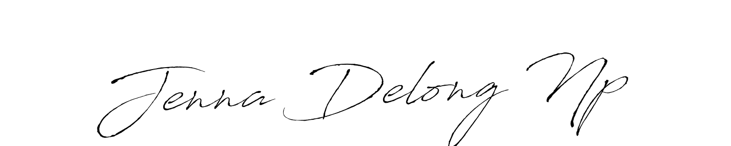 Design your own signature with our free online signature maker. With this signature software, you can create a handwritten (Antro_Vectra) signature for name Jenna Delong Np. Jenna Delong Np signature style 6 images and pictures png