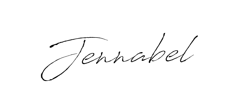 Use a signature maker to create a handwritten signature online. With this signature software, you can design (Antro_Vectra) your own signature for name Jennabel. Jennabel signature style 6 images and pictures png