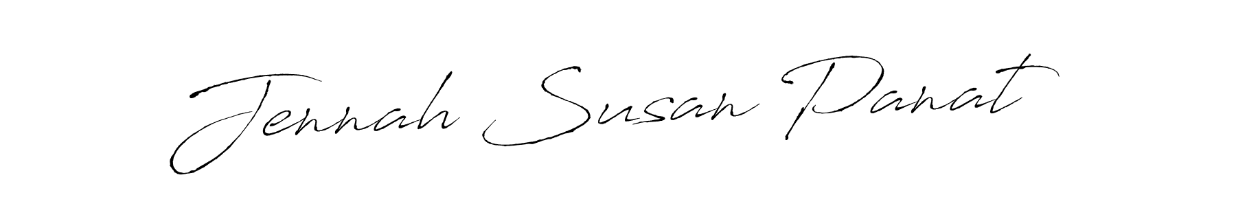 Design your own signature with our free online signature maker. With this signature software, you can create a handwritten (Antro_Vectra) signature for name Jennah Susan Panat. Jennah Susan Panat signature style 6 images and pictures png