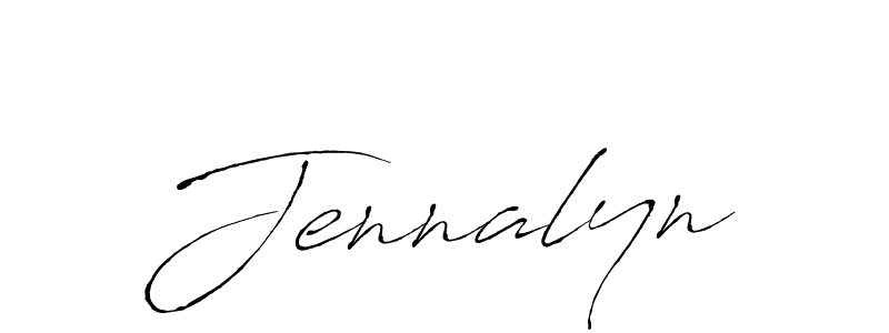 How to make Jennalyn signature? Antro_Vectra is a professional autograph style. Create handwritten signature for Jennalyn name. Jennalyn signature style 6 images and pictures png