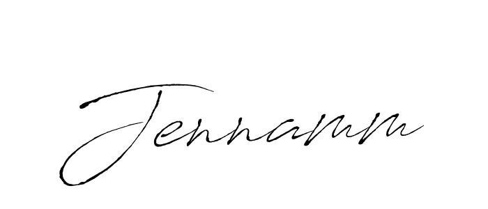 Jennamm stylish signature style. Best Handwritten Sign (Antro_Vectra) for my name. Handwritten Signature Collection Ideas for my name Jennamm. Jennamm signature style 6 images and pictures png
