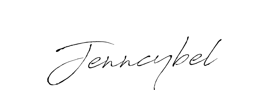 You should practise on your own different ways (Antro_Vectra) to write your name (Jenncybel) in signature. don't let someone else do it for you. Jenncybel signature style 6 images and pictures png